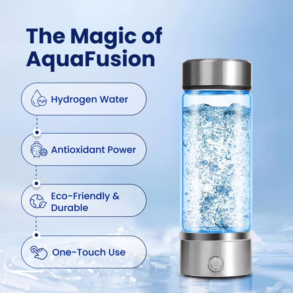 AquaFusion bottle features